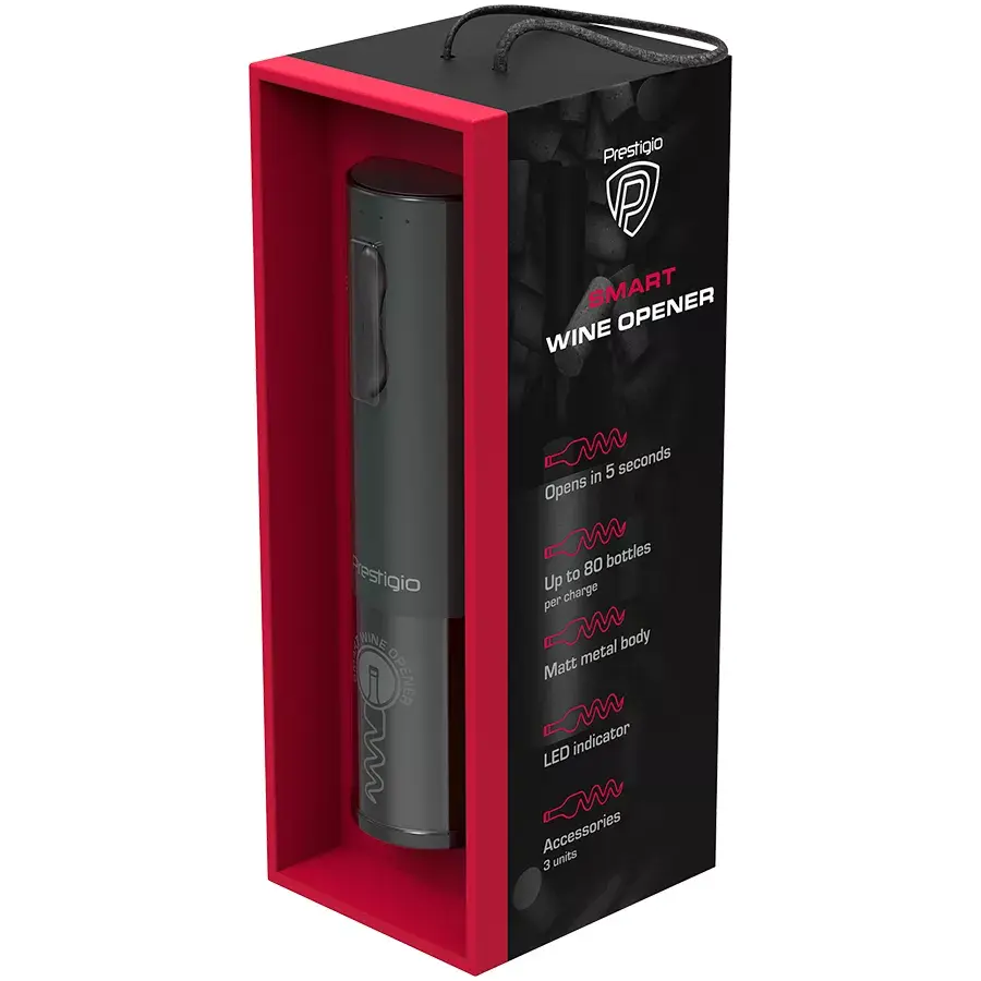 Electric wine opener Prestigio PWO101BK_EN Photo 6