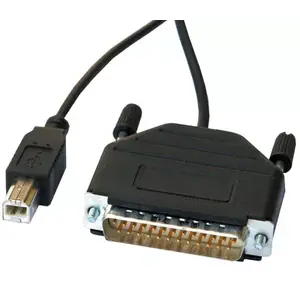 Parallel-to-USB Converter Cable ROLINE 1.8 m with Centronics 36 to USB, black