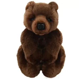 Plush toy Beppe Brown bear 22 cm, soft stuffed animal for children