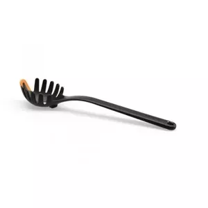 Ladle Fiskars 1027301, black — kitchen serving ladle, heat-resistant plastic handle