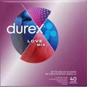 Durex Love Mix 40 gabaliņu iepakojums