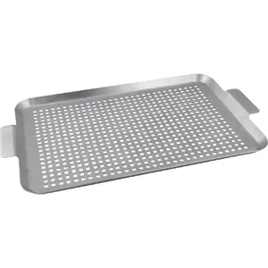 Grila grozs LAMART LT5036 taisnstūra nerūsējošais tērauds 400×260 mm
