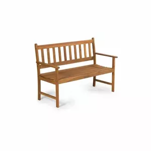 Dārza sols Fieldmann FDZN 4013 — 2-vietīgs āra sols, metāla rāmis, koka dēļi