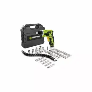 Cordless screwdriver Fieldmann FDS 10155-A — model FDS 10155-A, battery-powered handheld driver