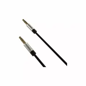 AUX kabelis YENKEE YCA 202 BSR 3,5 mm vīrietis/vīrietis ar metāla savienotājiem, 2 m