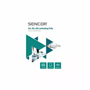 SENCOR SLA FAMM150 FoilA456 laminēšanas plēve 150 µm, 3 x 25 m ruļļi