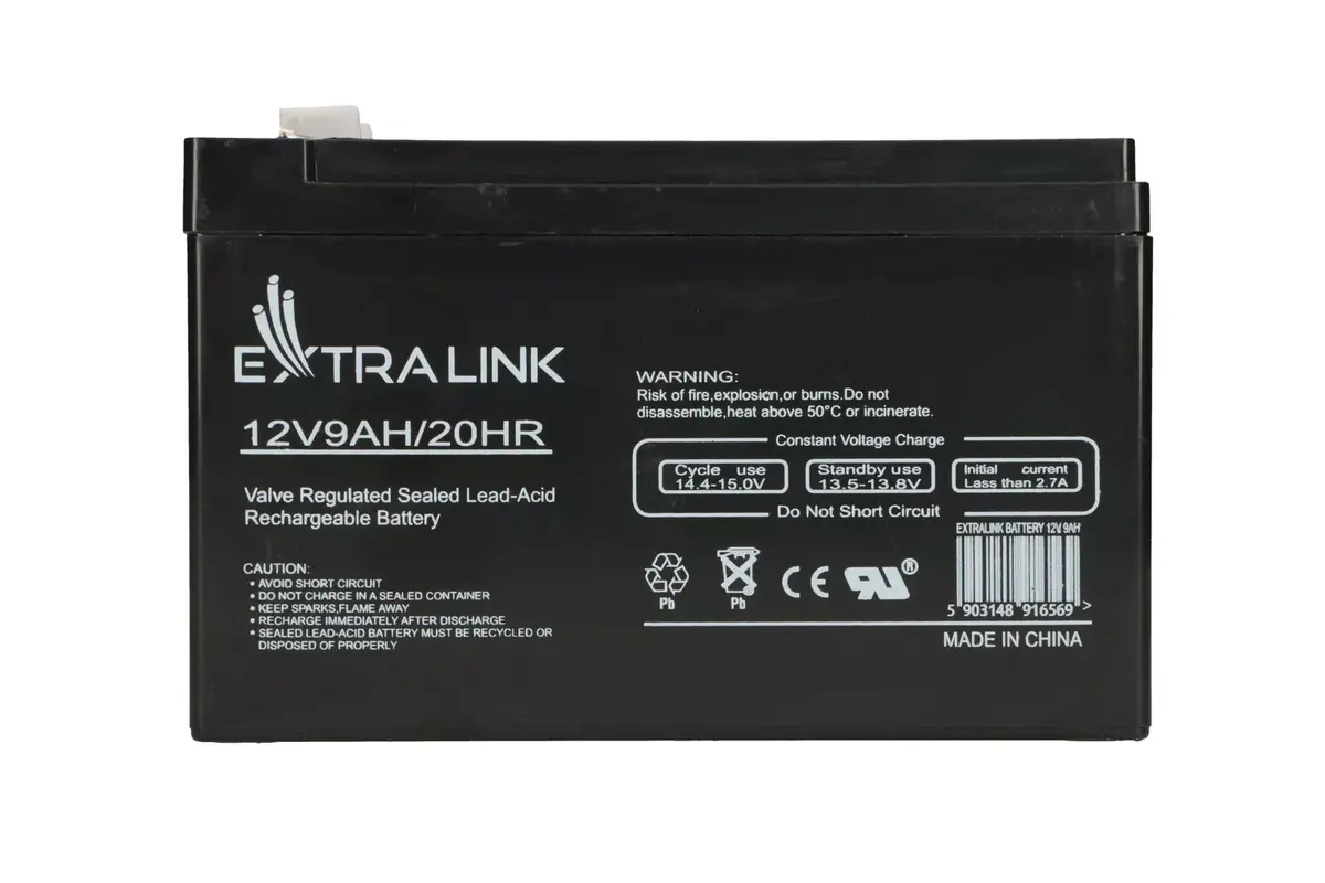 Extralink 12V 9Ah AGM hermētisks akumulators Photo 2