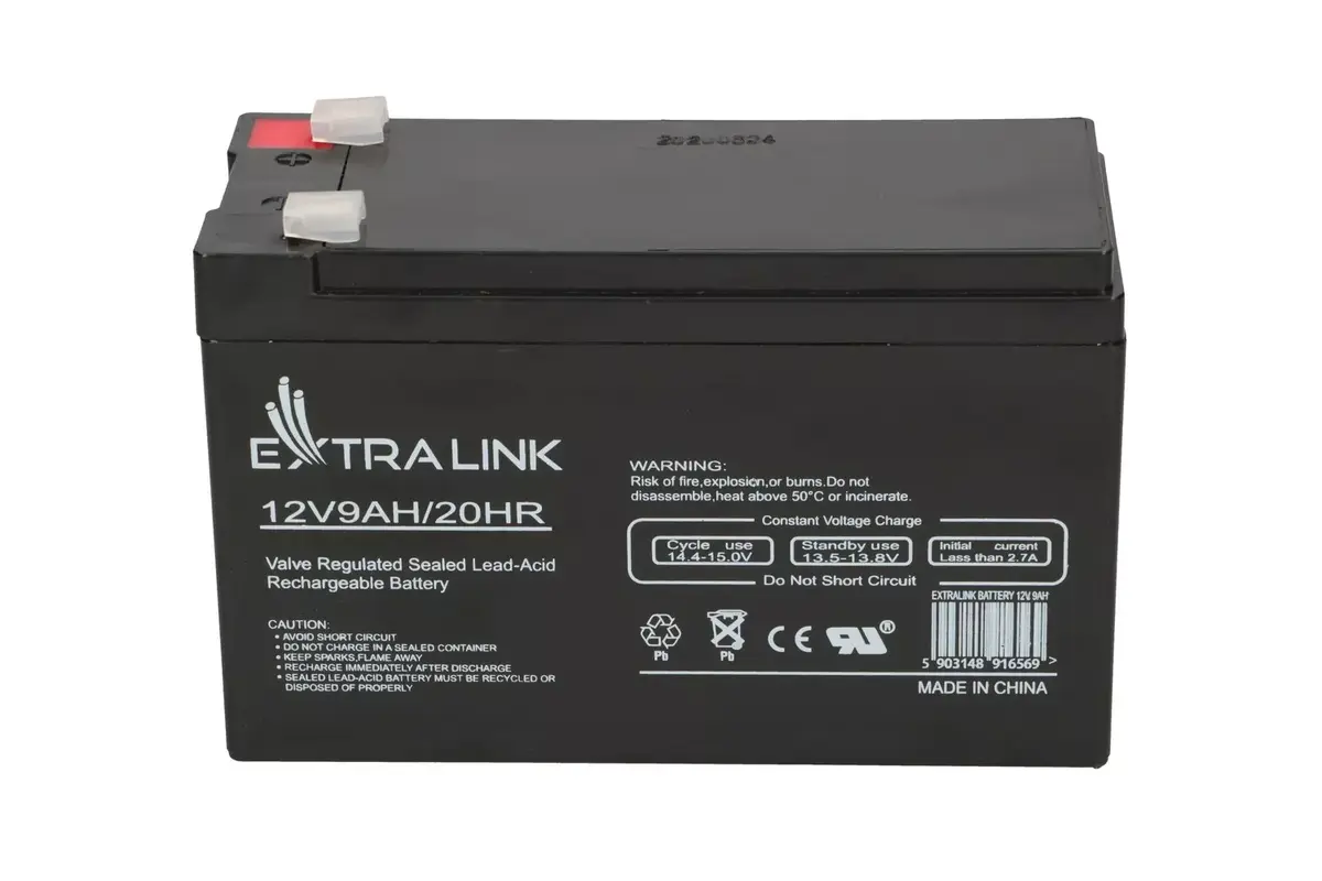 Extralink 12V 9Ah AGM hermētisks akumulators Photo 3