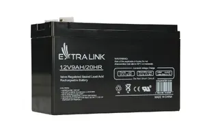 Extralink AGM 12V 9Ah bezapkopes svina skābes akumulators VRLA
