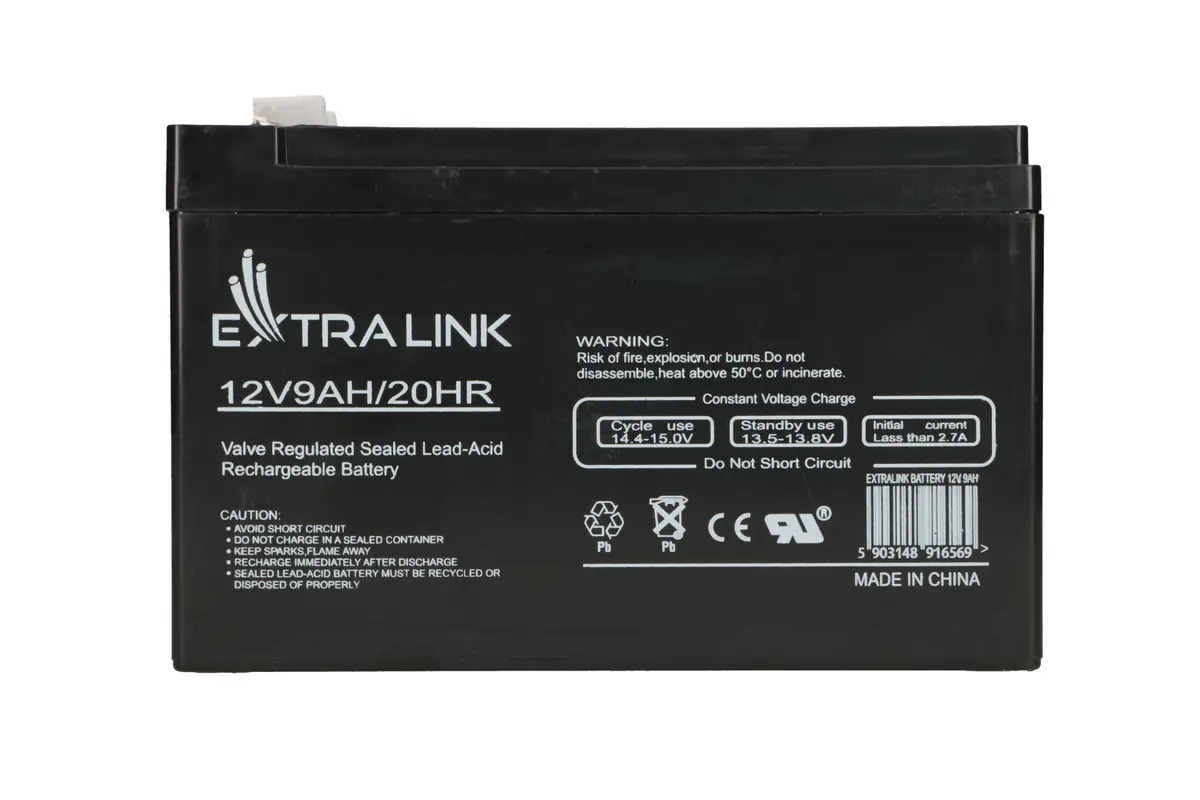 Extralink AGM 12V 9Ah akumulators Photo 2