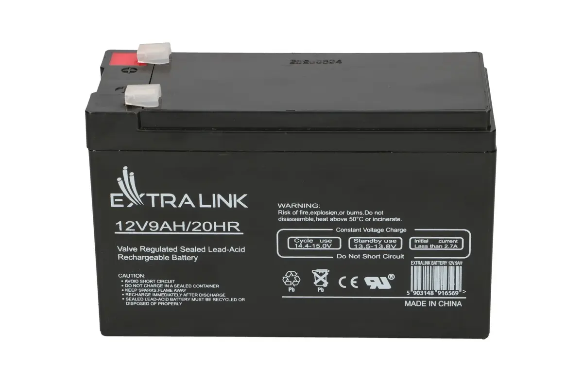 Extralink AGM 12V 9Ah akumulators Photo 3