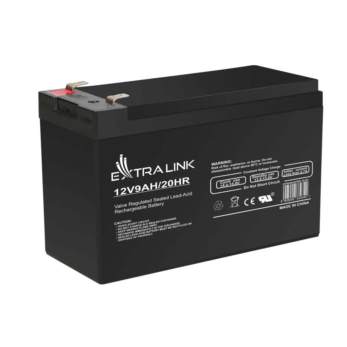 Extralink AGM 12V 9Ah akumulators Photo 7