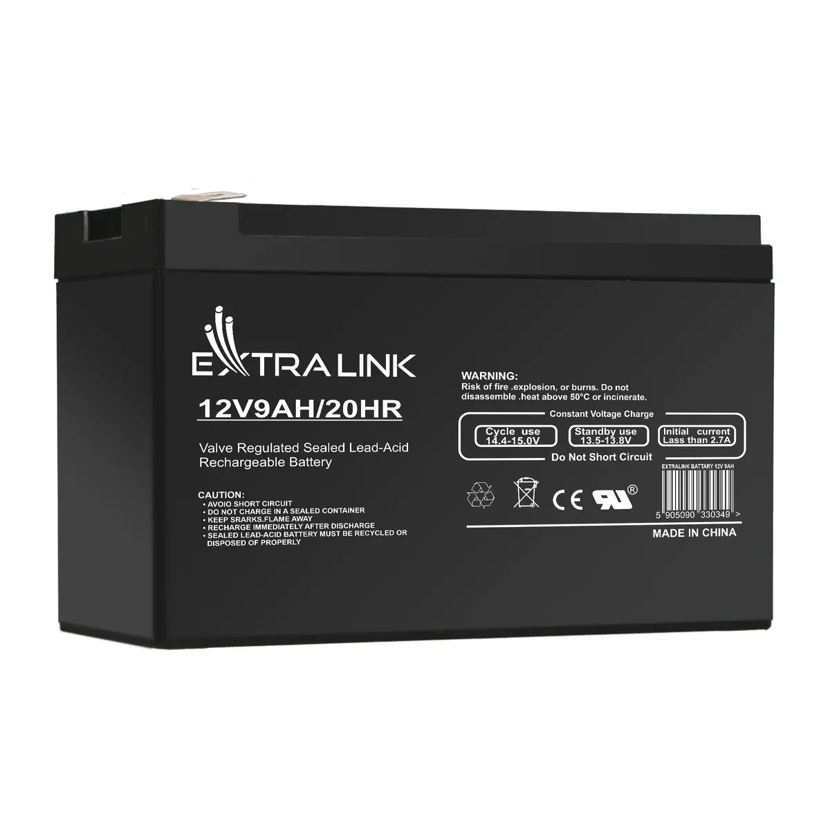 Extralink AGM 12V 9Ah akumulators Photo 8