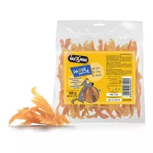 Wet dog food hau & miau twisted chicken slices 500 g