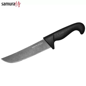 Samura Sultan Pro Stonewash Chef's Knife with super comfortable handle 166mm from Japan steel 59 HRC