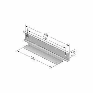 apraNET - Bīdāmās sliedes montāžas komplekts - 48,3 cm (19")