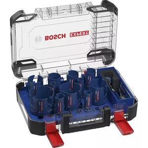 Hole Saw Set Bosch 2 608 900 489 15 pcs for Brick MDF Softwood