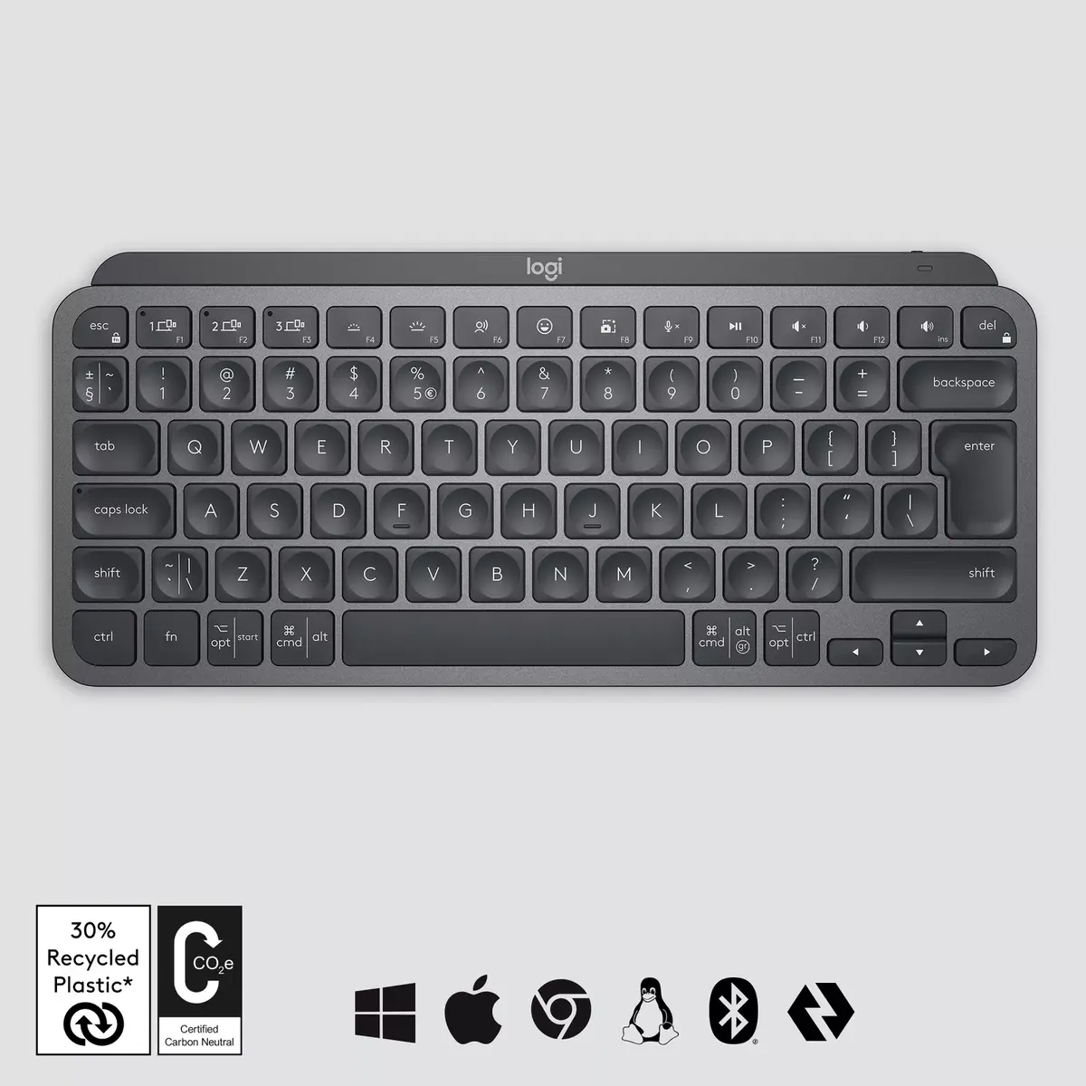 Logitech MX Keys Mini Bezvadu Tastatūra Photo 6
