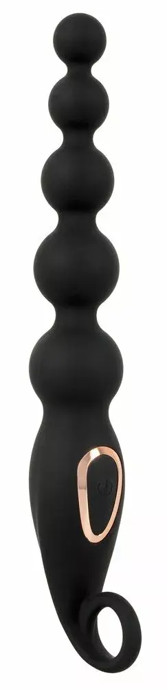 Анальные бусы ANOS Silicone Black — 7 режимов Photo 2