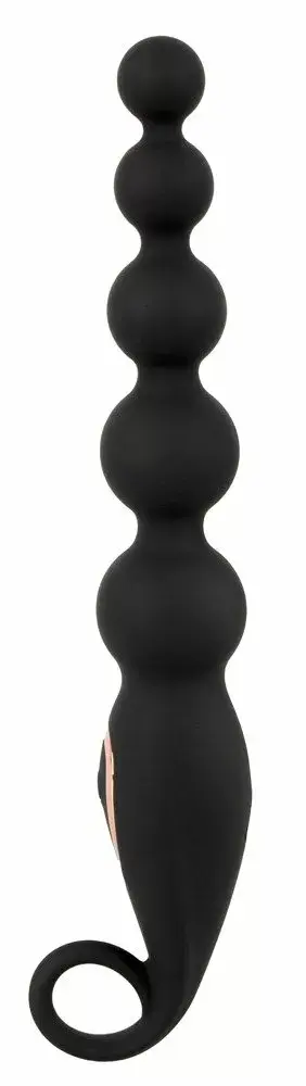 Анальные бусы ANOS Silicone Black — 7 режимов Photo 3