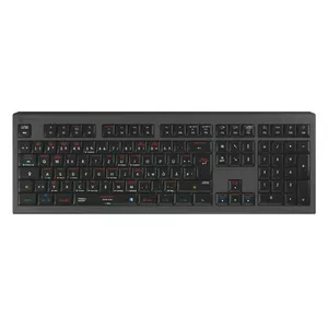 Logickeyboard LKB-OSX-A2M-DE Gaming Keyboard USB QWERTZ German Black