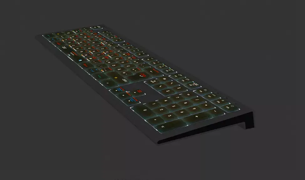 Игровая клавиатура Logickeyboard LKB-OSX-A2M-DE Photo 3