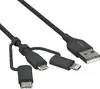 Ansmann Cable USB to 3in1 120cm Photo 2