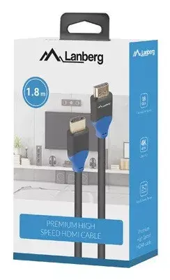 HDMI-кабель LANBERG CA-HDMI-15CU-0018-BK 1,8 м Photo 2