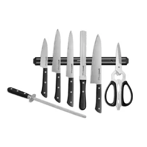 Samura Harakiri 8-Piece Knife Set with Stainless Steel Blades and ABS Handles
