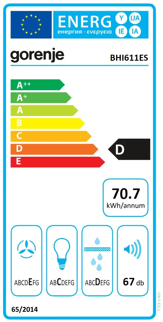 Iebūvējams Gorenje BHI611ES Photo 5