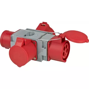 Адаптер питания Brennenstuhl 1081670 400V 32A Серый Красный