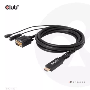 CLUB3D HDMI uz VGA kabelis M/M 2m 28AWG