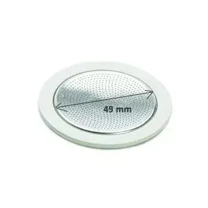 Replacement gasket set for Bialetti stovetop coffee makers, model 800033, aluminium white, 4 pcs