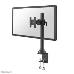 Крепление для монитора на стол Neomounts FPMA-D965 — зажим/сквозное крепление, 10 кг, 10"–30", VESA 75×75–100×100, регулировка высоты, наклон 0–180°, чёрный