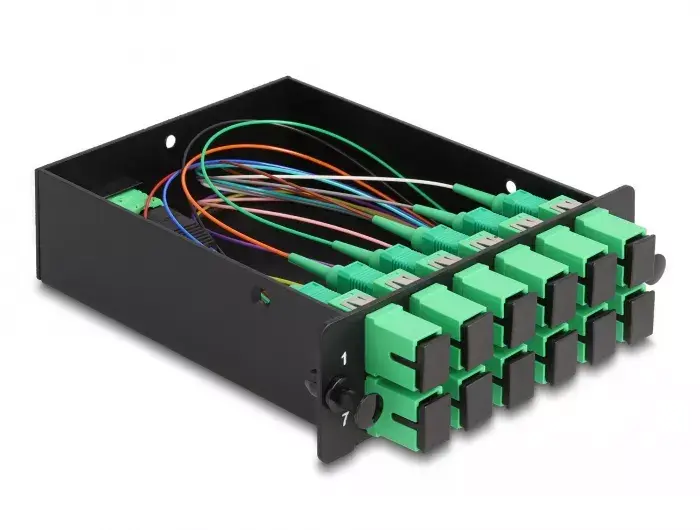 DeLOCK Fiber Optic HD Cassette MPO male to 12 x SC Simplex Photo 3