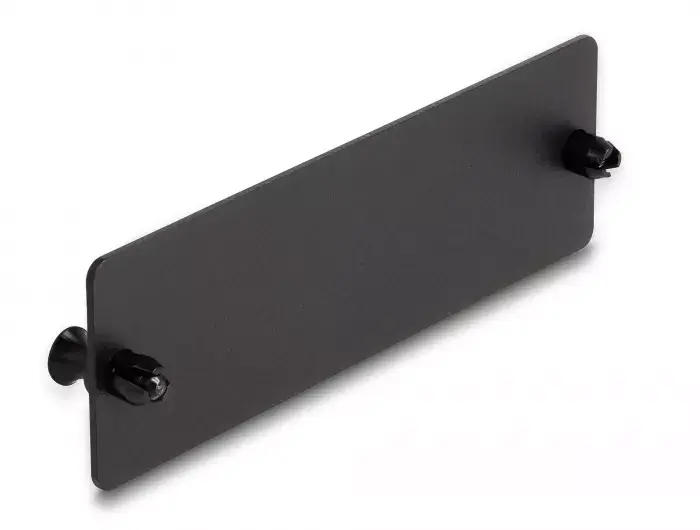 DeLOCK Fiber Optic Blind Panel black Photo 2