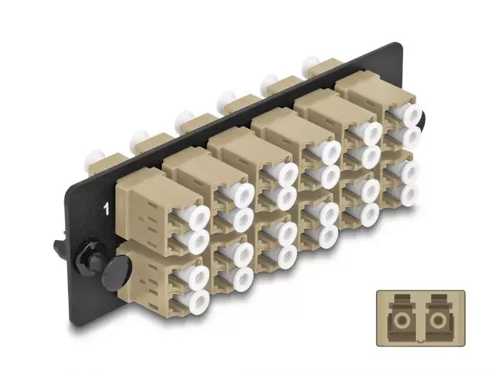 DeLOCK Оптическая панель адаптера LC Duplex OM1 OM2 Photo 4