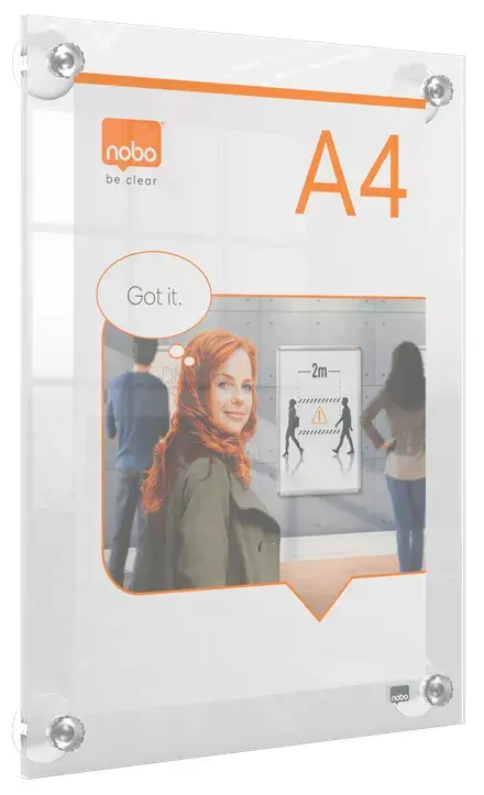 NOBO Premium Plus A4 acrylic portable whiteboard Photo 2