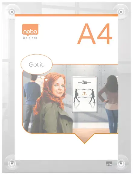 NOBO Premium Plus A4 acrylic portable whiteboard Photo 4