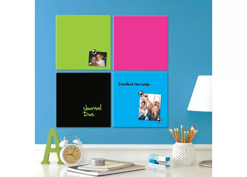 NOBO Magnetic Drywipe Tile 360x360 mm Blue Photo 2
