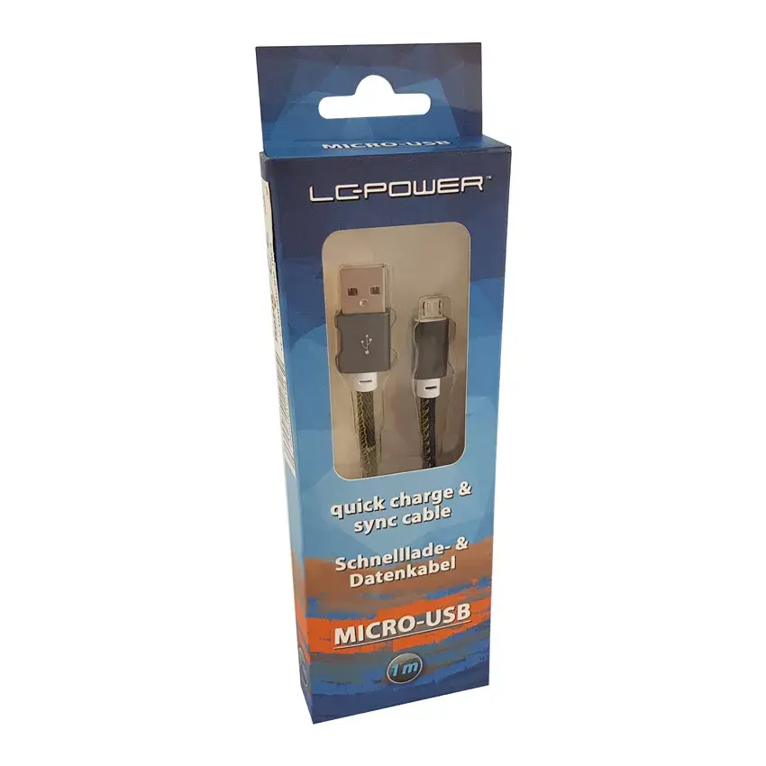 USB кабель LC-Power LC-C-USB-MICRO-1M-5 Photo 3