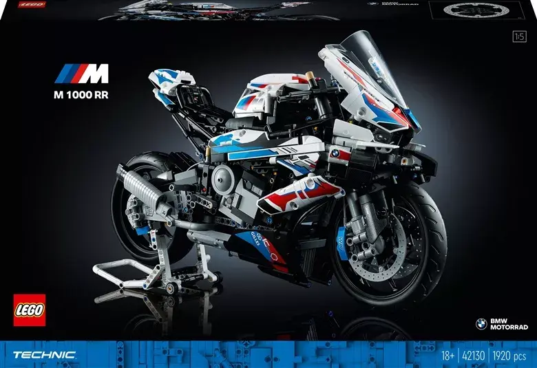 LEGO Technic BMW M1000RR 42130 motorcycle model Photo 5