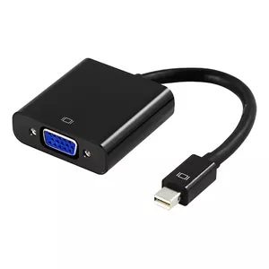 Адаптер DELTACO VGA — mini DisplayPort, 1080p 60 Гц, кабель 0,2 м