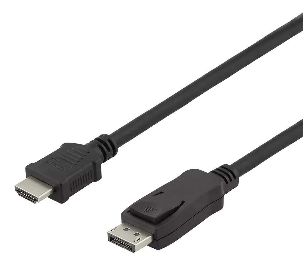 DELTACO DisplayPort — HDMI кабель DP-3010-K Photo 1