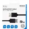 DELTACO DisplayPort DP 1.4 cable 1 m Photo 3