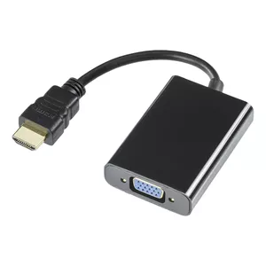 DELTACO HDMI uz VGA adapters HDMI-VGA7, līdz 1920x1080 @60Hz, pasīvs video konvertors