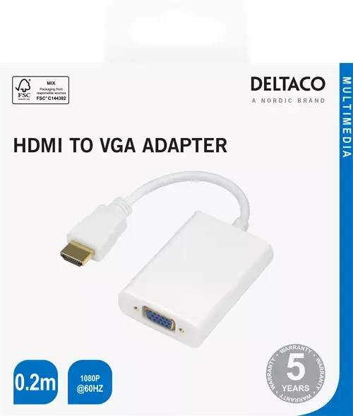 Адаптер видео кабеля Deltaco 00100029 Photo 2