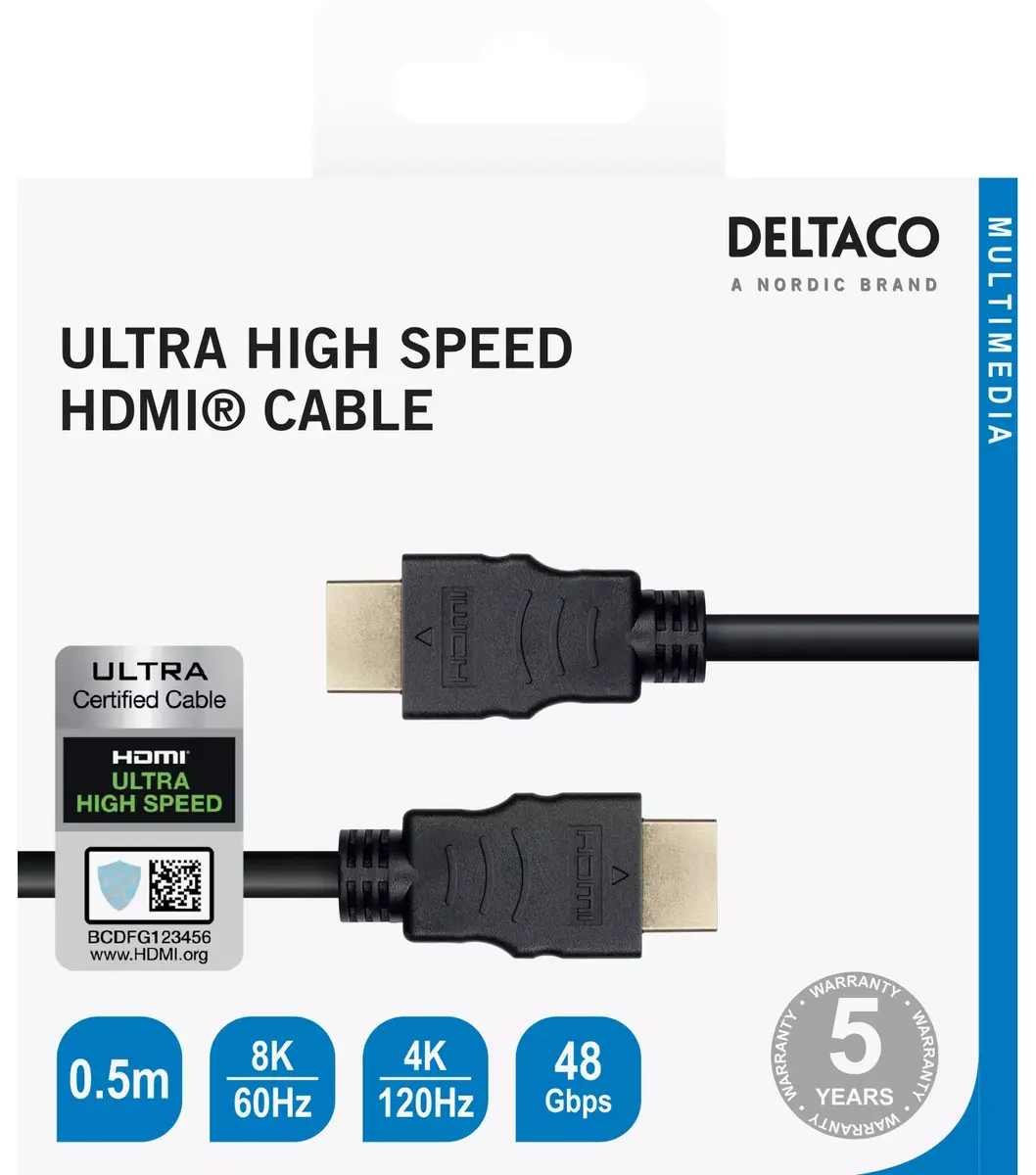 HDMI Cable Deltaco HU-05-R Photo 4