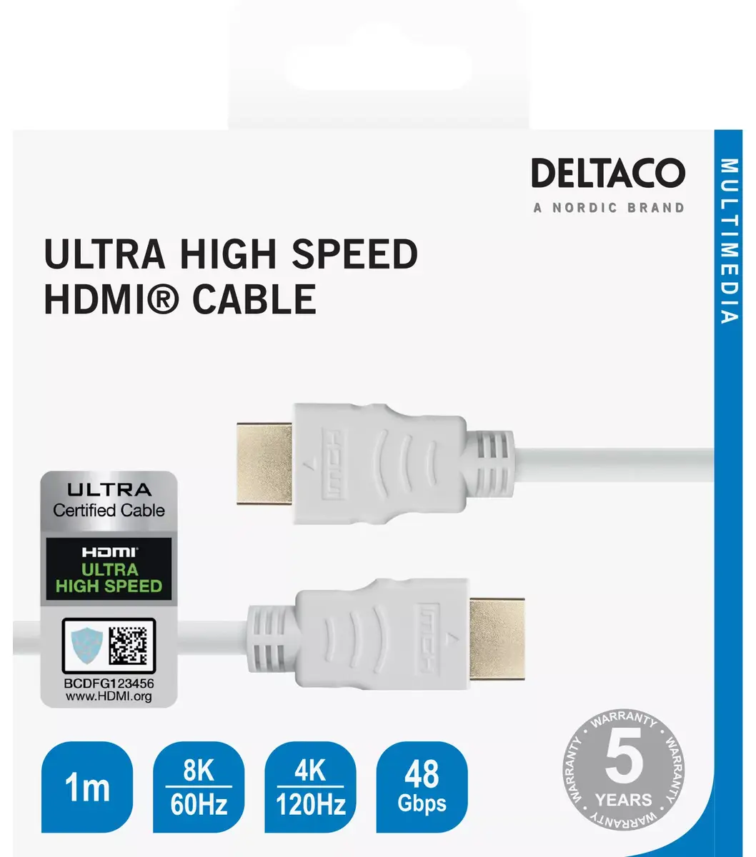 HDMI kabelis Deltaco HU-10A-R Photo 4