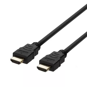 HDMI Cable Deltaco HU-10-R 1m HDMI Type A Male 48 Gbit/s Black